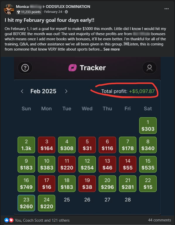 Sports betting calculators testimonial