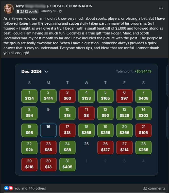 Sports betting strategy testimonial